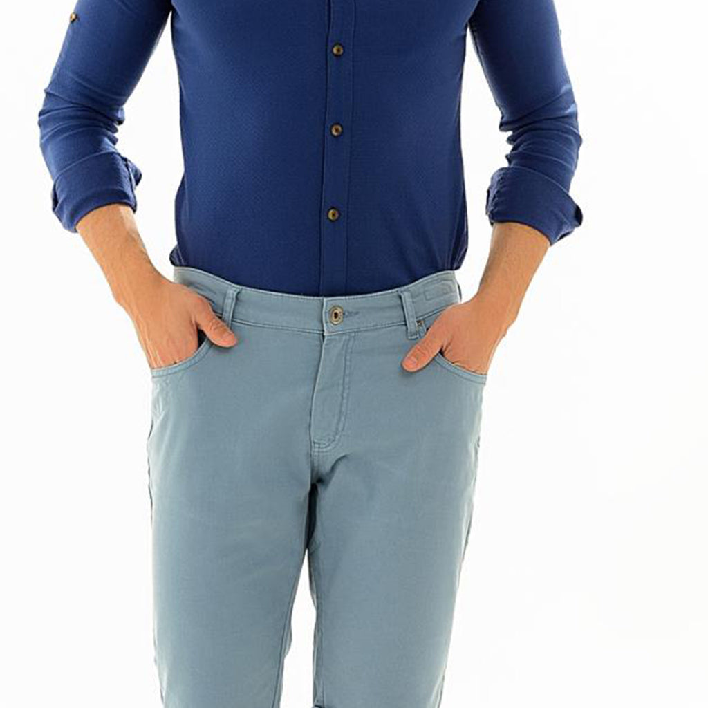 Five Pocket Short // Blue