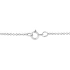 .925 Sterling Silver Diamond Accent Cancer Zodiac Design 18" Pendant Necklace Medallion (K-L Color, I1-I2 Clarity)