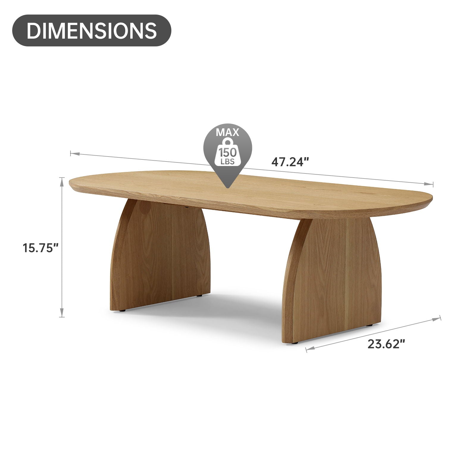 Oval Coffee Table