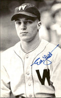 Eddie Yost Senators d. 2012 Signed/Autographed 3x5  Photo 179351