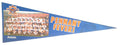 Vintage 1986 New York Mets 9x24 Felt Pennant with Team Photo 176860