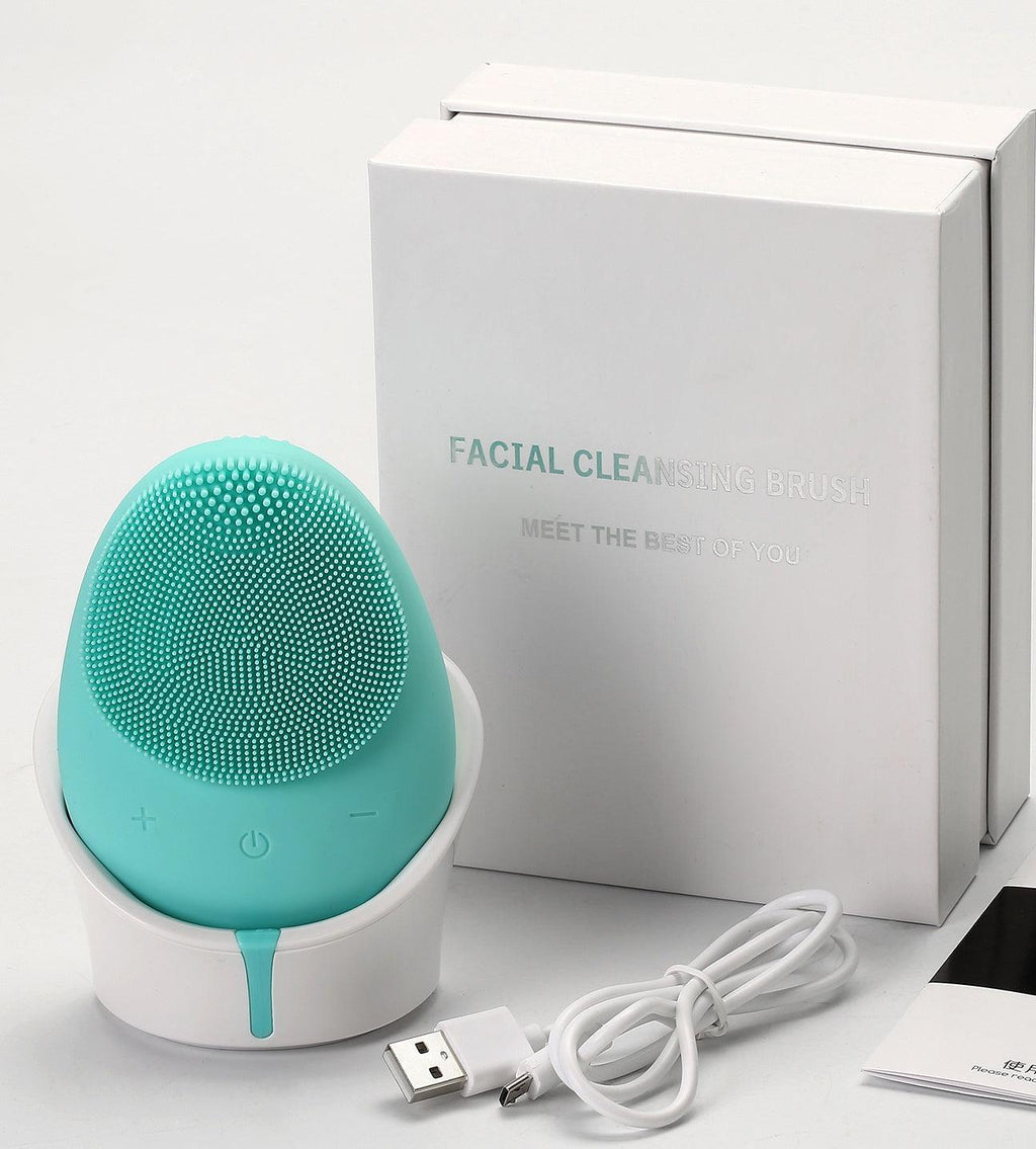Mellow W-SONIC Silicone Facial Cleansing Brush