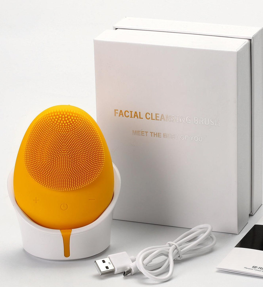 Mellow W-SONIC Silicone Facial Cleansing Brush