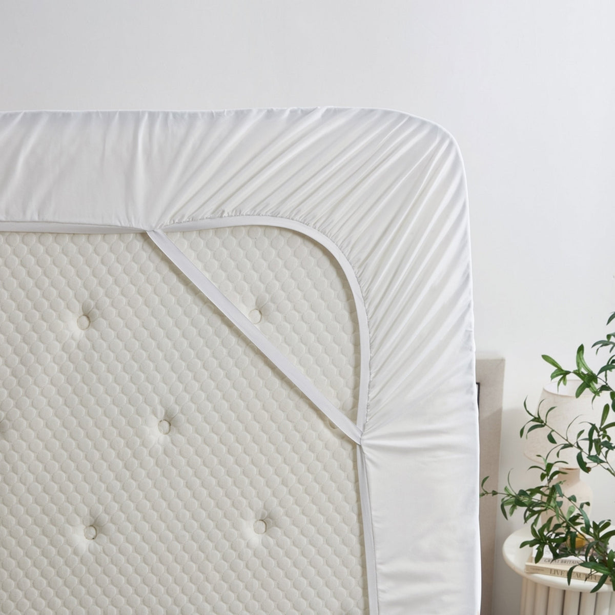 Dan River Ice Cooling Waterproof Mattress Protector – Tencel Blend, Deep Pocket with Corner Elastic