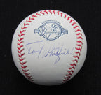 Terry Whitfield Signed/Auto Yankees 100th OML Baseball JSA  186872