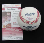 Gene Nelson Signed/Auto Yankees 100th OML Baseball JSA  186661