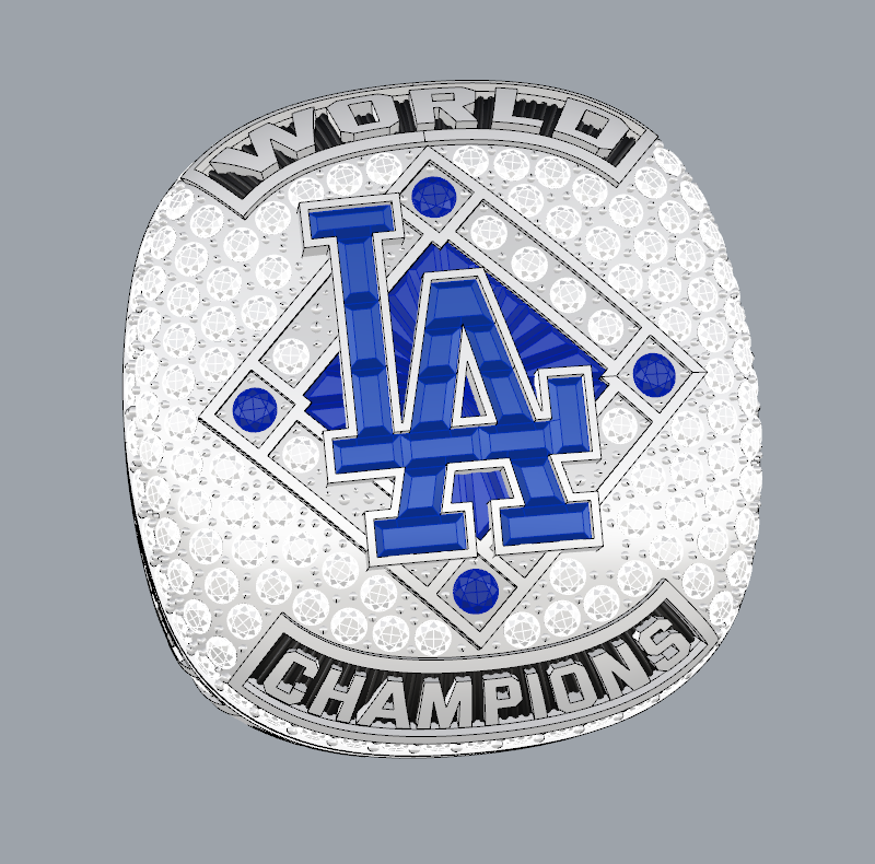 Personalized  Los Angeles Dodgers World Series Ring – Custom Name & Number | Unique Gift for Fans