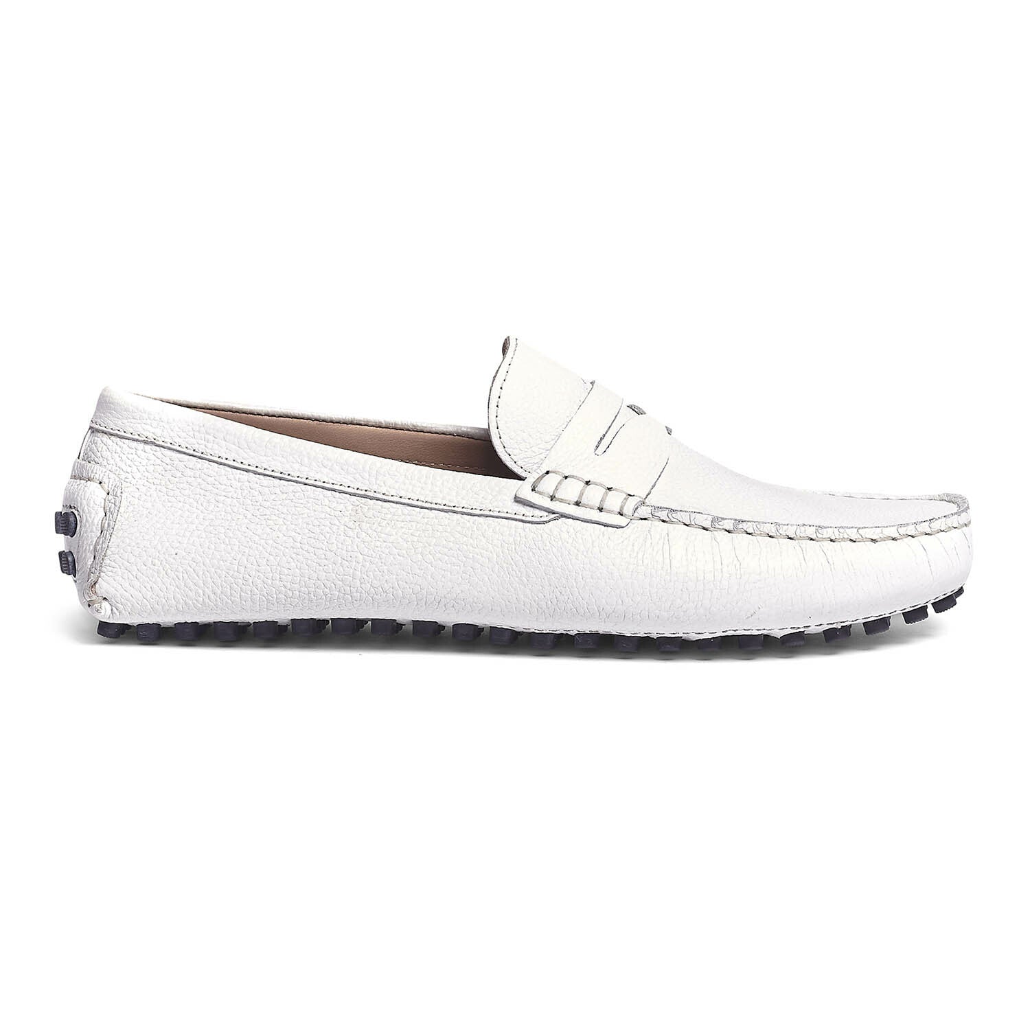 Ritchie Leather Driver // White