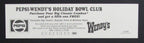 1987 Holiday Bowl College Football Game Full Ticket Iowa vs. Wyoming