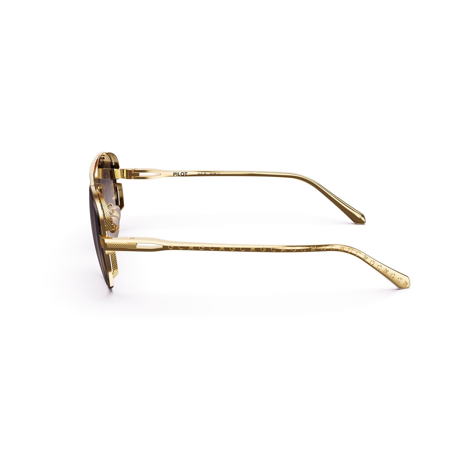 Pilot Sunglasses // Gold