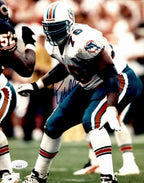 Richmond Webb Miami Dolphins Signed/Autographed 8x10 Photo JSA 160982