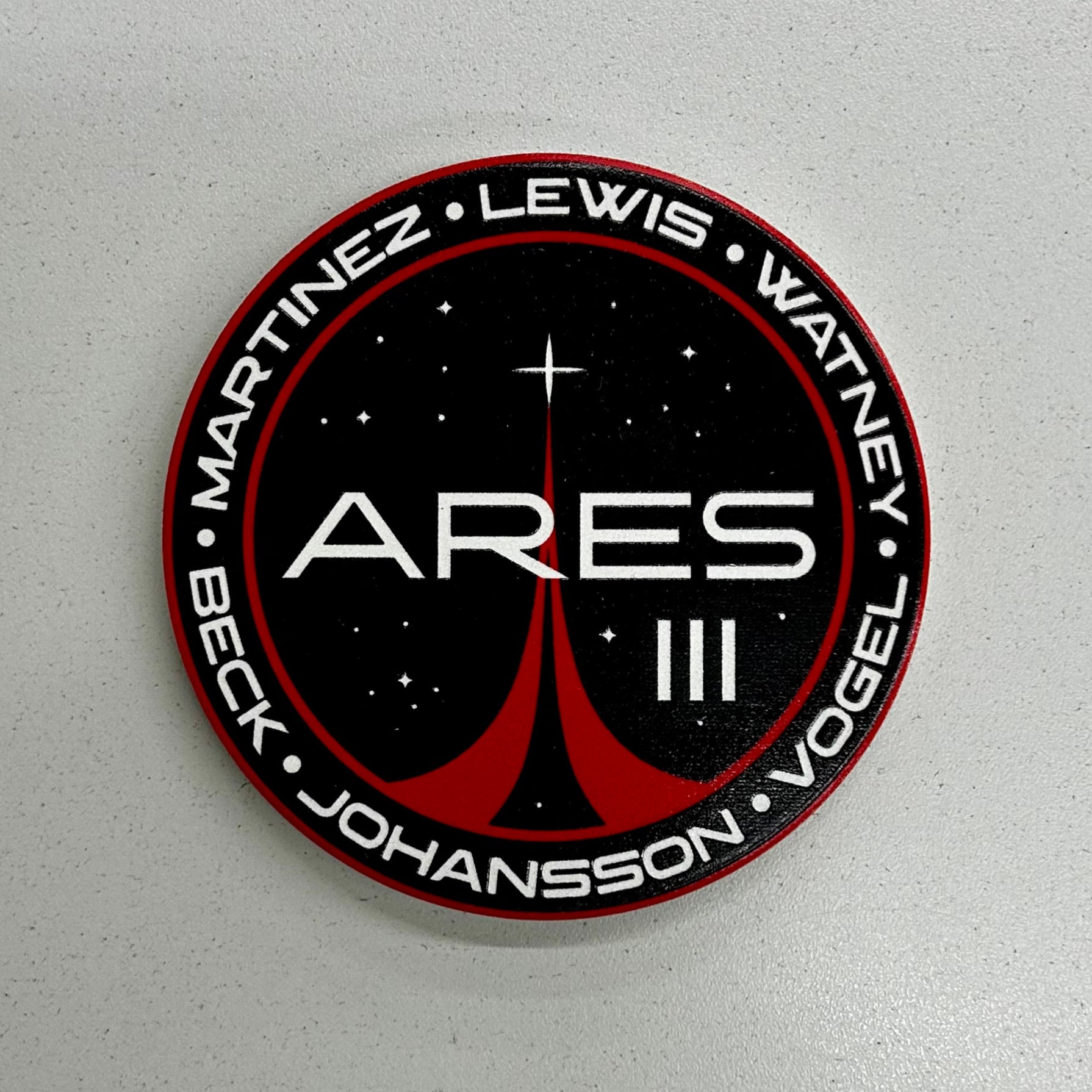 Ares III Mission Ceramic Coaster