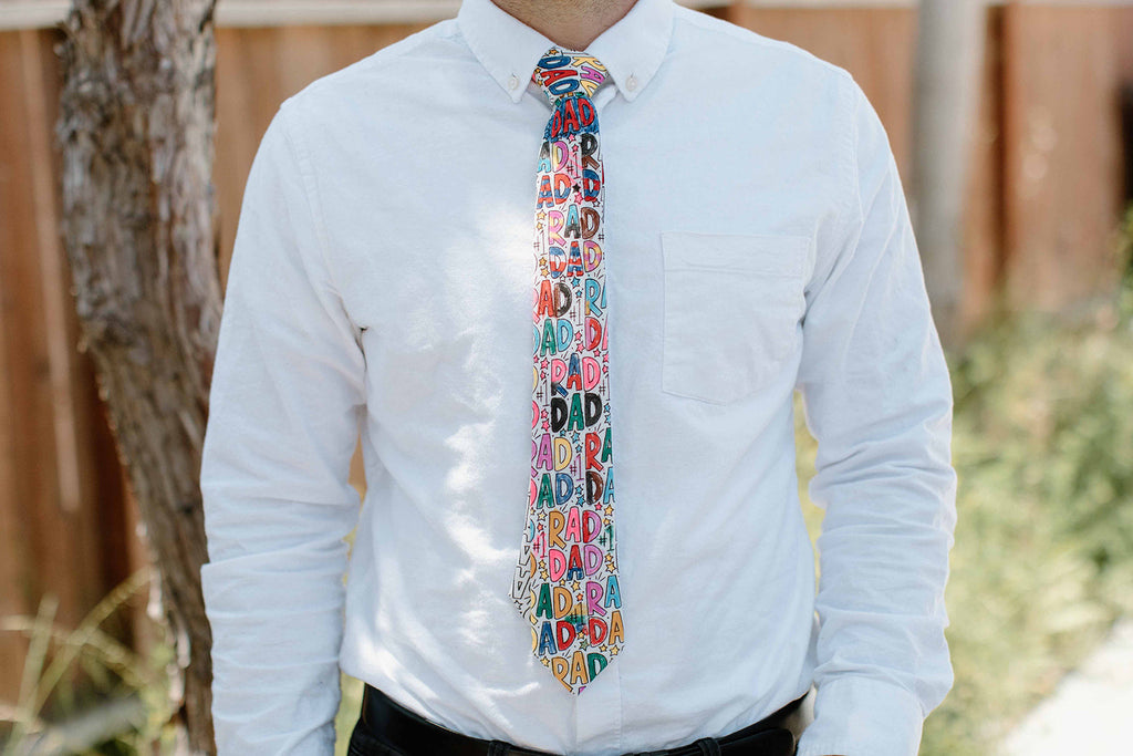 Rad Dad Coloring Tie