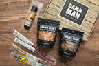 Nuts & Exotic Meats Gift Box – Wild Game Sausages & BBQ Nut Snacks