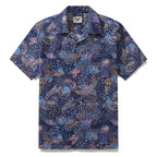 Hawaiian Shirt For Luminous Wonders Shirt Camp Collar 100% Cotton