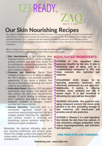 123 Ready Eye, Face, Lip, Neck Mask Back Bar Protocol