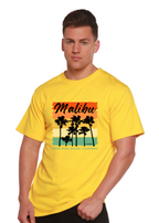 Malibu Unisex Bamboo Viscose/Organic Cotton Short Sleeve Graphic T-Shirt