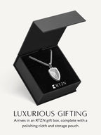 Meteorite Shield Pendant Necklace