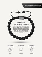 Black Onyx Beaded Bracelet - Bali