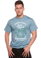 Beach Adventure Men's Bamboo Viscose/Organic Cotton Short Sleeve Graphic T-Shirt