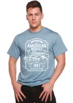 American Muscle Men's Bamboo Viscose/Organic Cotton Short Sleeve Graphic T-Shirt