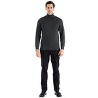 Mens Charcoal Pullover Turtleneck Sweater