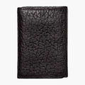 Bison Tri-Fold Black Wallet
