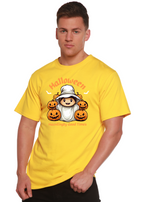 Halloween Hauntingly Good Times Day Men's Bamboo Viscose/Organic Cotton Short Sleeve Graphic T-Shirt