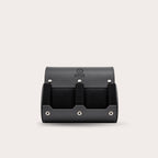 2 Watch Travel Case Vegan Leather Watch Roll (Slate Gray)
