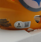 Rocky Bleier HOF Signed/Inscr Yellow Mini Helmet Steelers Becket Witness 191555