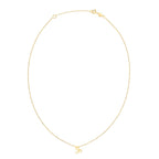 14K Yellow Gold Capricorn Necklace
