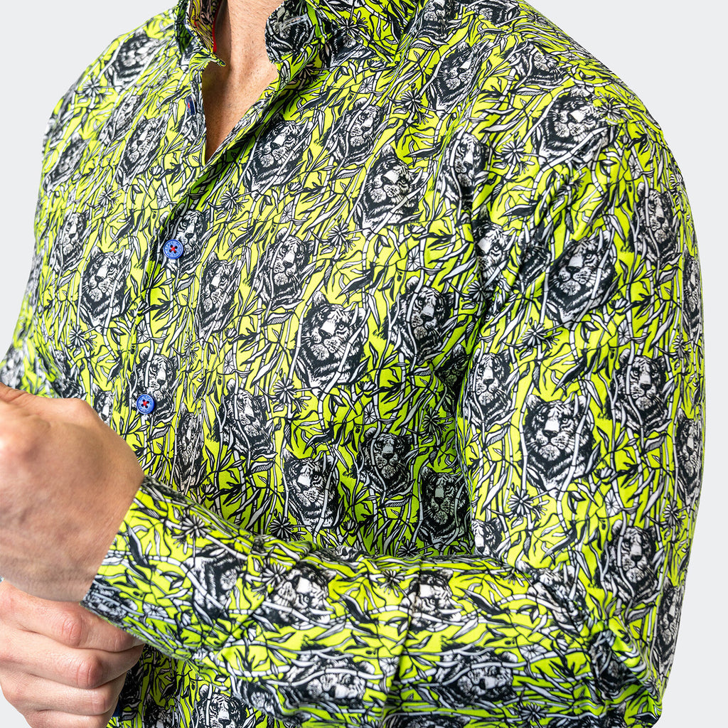 Fibonacci Jungle 70 Button-Up // Green