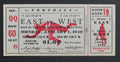 1940 East vs. West All Star College Football Game Full Ticket