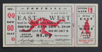 1940 East vs. West All Star College Football Game Full Ticket
