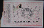 1952 Pitt Panthers vs. WVU Ticket Stub  10/25/52 at Pitt Stadium 145441