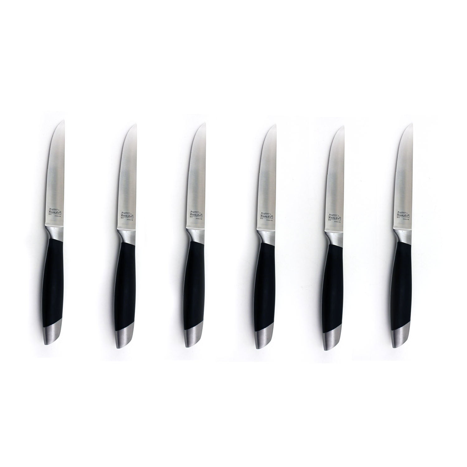 BergHOFF Essentials Geminis 4.75" Stainless Steel Steak Knife, Set of 6