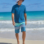 Men's Short Sleeve Crew Sun & Swim Shirt // Midnight