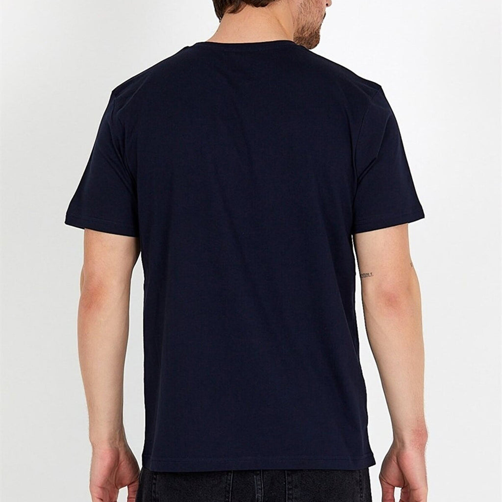 Miles Slim Fit Short Sleeve T-Shirt // Navy