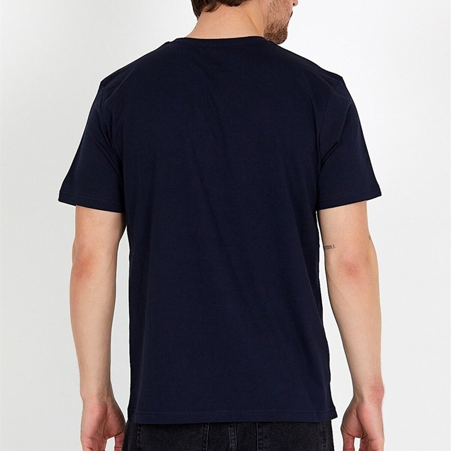 Miles Slim Fit Short Sleeve T-Shirt // Navy
