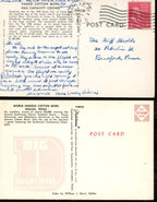 Lot of (2) 1950's Postcards Cotton Bowl Stadium Dallas, Texas 176183