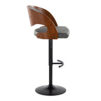 Pino - Mid Century Modern Adjustable Barstool With Swivel (Set of 2)
