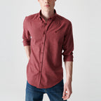 Button-Up Shirt // Claret Red
