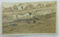 Vintage Postcard "Dakota Farmer" with kids playing football 140076