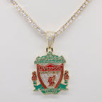 Liverpool Football Club Necklace – LFC Crest Pendant Jewelry Gift for Fans