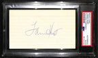 Lamar Hunt HOF Signed/Auto 3x5 Index Card Kansas City Chiefs PSA/DNA 187447