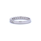 .75ct Diamond Wedding Band Ring 14KT White Gold