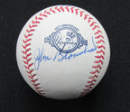 Johnny Blanchard Signed/Auto Yankees 100th OML Baseball PSA/DNA 186995