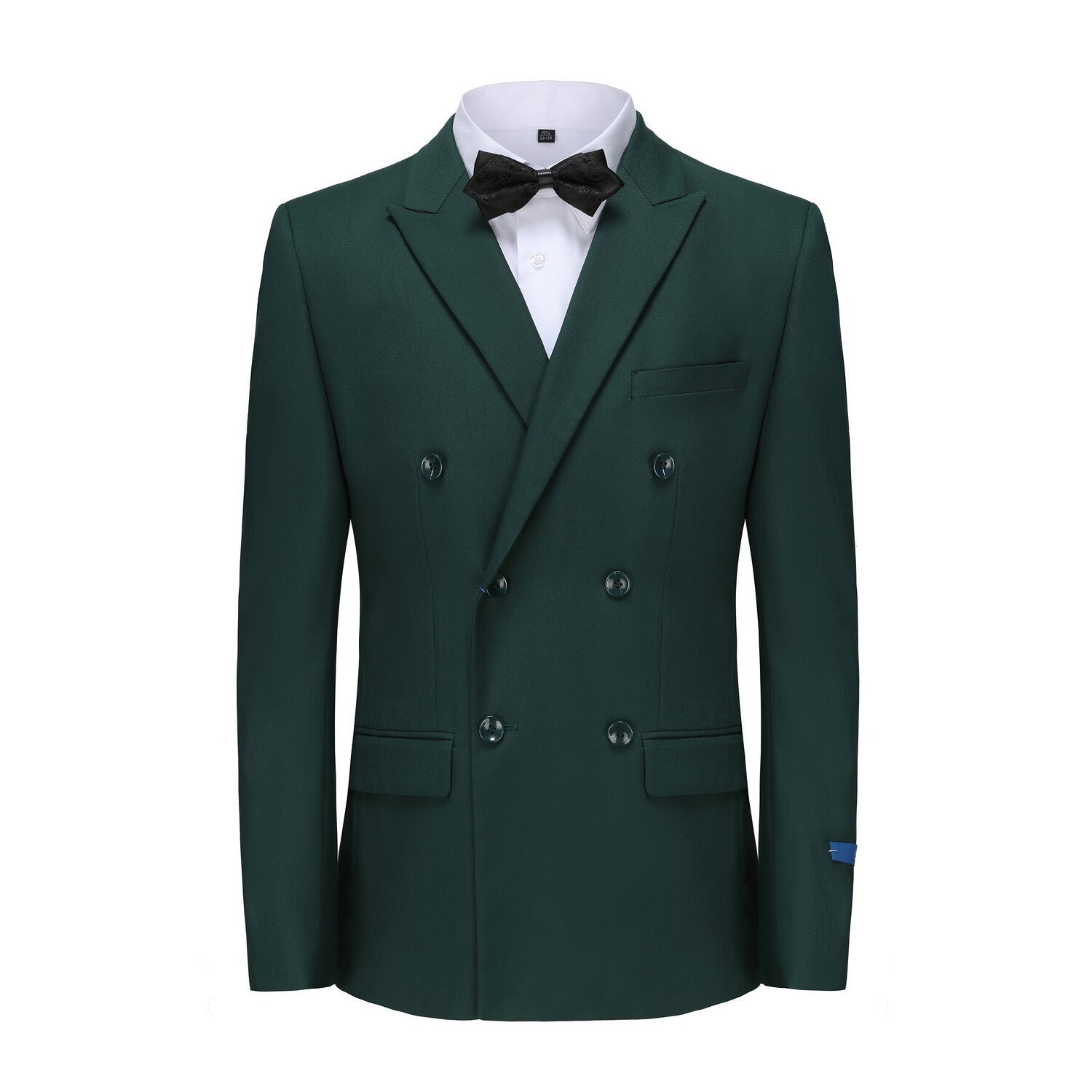 Gino Vitale // Men's Slim Fit 2-Piece Double Breasted Suit // Hunter Green