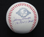 Jerry Lumpe Signed/Auto Yankees 100th OML Baseball JSA Inscr  186743