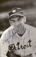 Pat Mullin Tigers d. 1999 Signed/Autographed 3x5  Photo 178665
